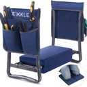 ikkle Heavy Duty Garden Kneeler Seat and Gardening Stool - Thicker Wider Soft Detachable Kneeling Pad - Gift for Women Men Christmas (Holds 330lbs/150kg)