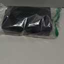 Saillong Doorbell Chime Cover Box Only, Decorative Wood Doorbell Cover for Wall Inside with Geometric Design, Indoor Doorbells Covers with Mounting Hardware, Chime Not Included(Black)