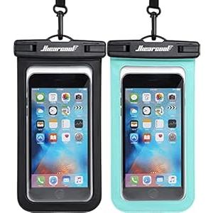 Hiearcool Waterproof Phone Pouch, Waterproof Phone Case for iPhone 17 16 15 14 13 Pro Max, IPX8 Cellphone Dry Bag Beach Cruise Ship Essentials 2Pack-8.3"