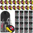 Kifmurase 16 Pcs Mini Screwdriver Keychain Tape Measure Keychains Set Bulk for Men Dad Party Favors Tools Christmas Stuffers Birthday Father Gifts