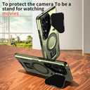 PASNEW S25+ Plus Case Wireless Charging,S24+ Plus Camera Cover,Multi-Layer Military Heavy Duty Full Body Rugged Shockproof Protective Hard Shell for Samsung Galaxy S25Plus 6.7",Olive Green