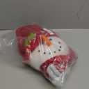 Snowman Christmas Tree Topper Large Plush Decorations Top Hat Snowman Head Ornament for Xmas Indoor Outdoor Home Holiday Party