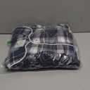 MoFiz Men's Cotton Pajamas Sets Sleepwear Long Sleeve Button Down Loungewear with Pants Soft Pjs Lounge Set with Pockets (X-Large, Plaid 59)