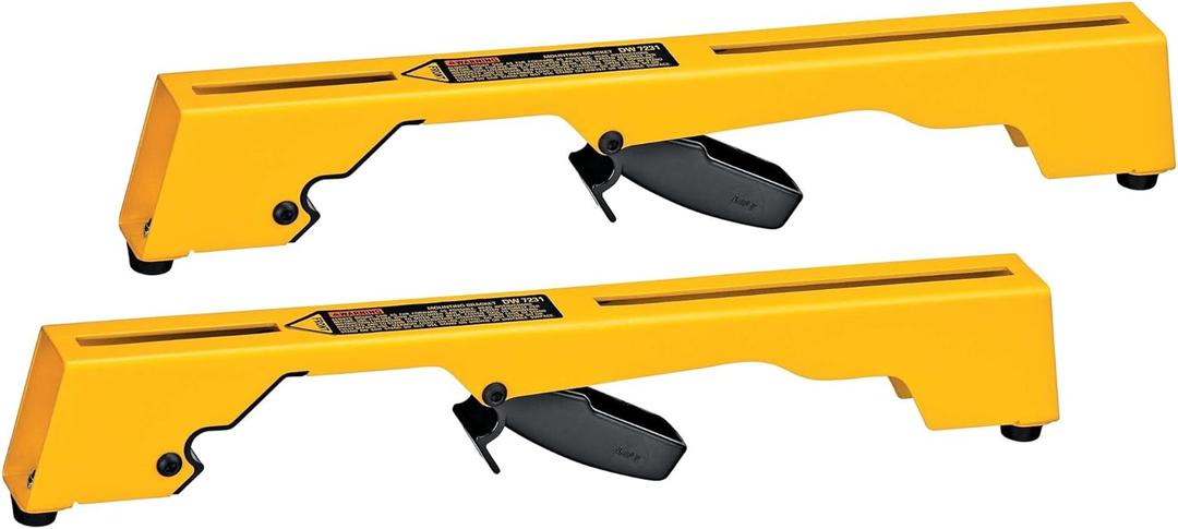 DEWALT Miter Saw Mounting Brackets, Compatible with DW723, DWX723, DWX724, and DWX725 Stands (DW7231) (One Size)