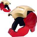 Open/Close Wearable Helmet with Eyes Glowing for Kids and Teens Mask Costume and Role-Play Dress Up, Ideal for Birthdays, Christmas, Halloween(Child Size)