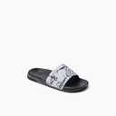 Reef Kids' One Slide Sandal, Lightweight & Water Friendly, Grey Camo Shark, 13