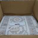 Amazon.com: Area Rug for Living Room - 10x14 Soft Washable Oriental Vintage Floral Distressed Large Carpet - Fade Stain Resistant Non Slip Rugs for Bedroom Dining Room Nursery Dorm Office Home Decor - Blue/Beige Home & Kitchen