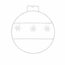 LED Christmas Decoration 13" x 12"