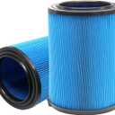 2 Pack 3-Layer VF5000 Replacement Filter for Rigid Shop Vac 5-20 Gallon Wet Dry Vacuums, fits RV2400A RV2400HF RV2600B WD06700 WD0671 WD0671EX0 WD0970 WD09700 WD1270 WD1450 WD1680 WD1851