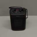 Space Heater, 1500W Electric Heaters Indoor Portable with Thermostat, PTC Fast Heating Ceramic Room Small Heater with Heating and Fan Modes for Bedroom, Office and Indoor Use (10IN)