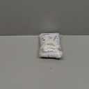 Chyhomenyc White Valance for Windows, Light Filtering Faux Linen Solid Short Curtain Valance, Burlap Decorative Small Curtain for Kitchen Bathroom Laundry Basement, 60Wx14L inch, 1 Piece