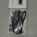 Electric Foot Callus Remover Kit, Elmchee Rechargeable Pedicure Tools Foot Care Feet File with 3 Roller Heads,2 Speed,Battery Display for Remove Cracked Heels Calluses and Dead Skin(Black) (1 Count (Pack of 1))