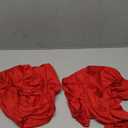 Yahpetes 2 Pcs Chair Covers Polyester Spandex Banquet Chair Cover Universal Washable Slipcovers Protector Removable Chair Seat Covers for Wedding Banquet Dining Party Decorations (Red)