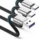 USB Type C Cable 10ft, [2 Pack] USB A 2.0 to USB-C 10 ft Type C Fast Charger Extra Long Durable TPE USBC to USBA Cord for iPhone 17/16/15 Pro Plus Pro Max Samsung Galaxy A10/A20/A51/S10/S9 Plus/Note 9