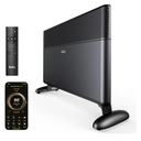 Ballu Convection Panel Heater,1500W Space Heater for Large Room Indoor use with Programmable Thermostat,WiFi App Control,Smart Quiet,Works with Alexa, Black