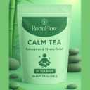 RobuFlow - Calm Tea Herbal Tea with Chrysanthemum, Mint, Licorice & Tangerine peel 20 Tea Bags | Natural Stress Relief & Relaxation Blend by Robutop (EXP 10/03/27)
