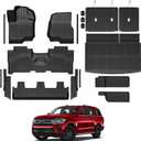 Floor Mats for 2018-2024 Ford Expedition Max 8-Seat Accessories