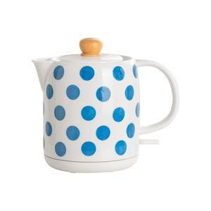 LONGSEED 1.0Liter Ceramic Electric Kettle, 1000W Rapid Boil, Tea Kettles Pot & Hot Water Boiler For Coffee & Tea, Teapot Auto ShutOff, BoilDry Protection