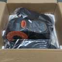 VIVURN 028 Under Desk Elliptical 12 Speed 5 Modes Motorized Leg Exerciser While Sitting for Seniors As Seen on TV Low Impact Electric Pedal Exerciser with Non-Slip Mat Quiet for Home and Office (Orange)