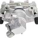 TRQ Rear Brake Caliper Set Zinc Coated Hardware Compatible with 2007-2009 Ford Focus