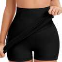 MISS MOLY Shapewear Half Slip Dress for Women High Waist Body Shaper Seamless Tummy Control Skirt Smoother Under Dresses, Large