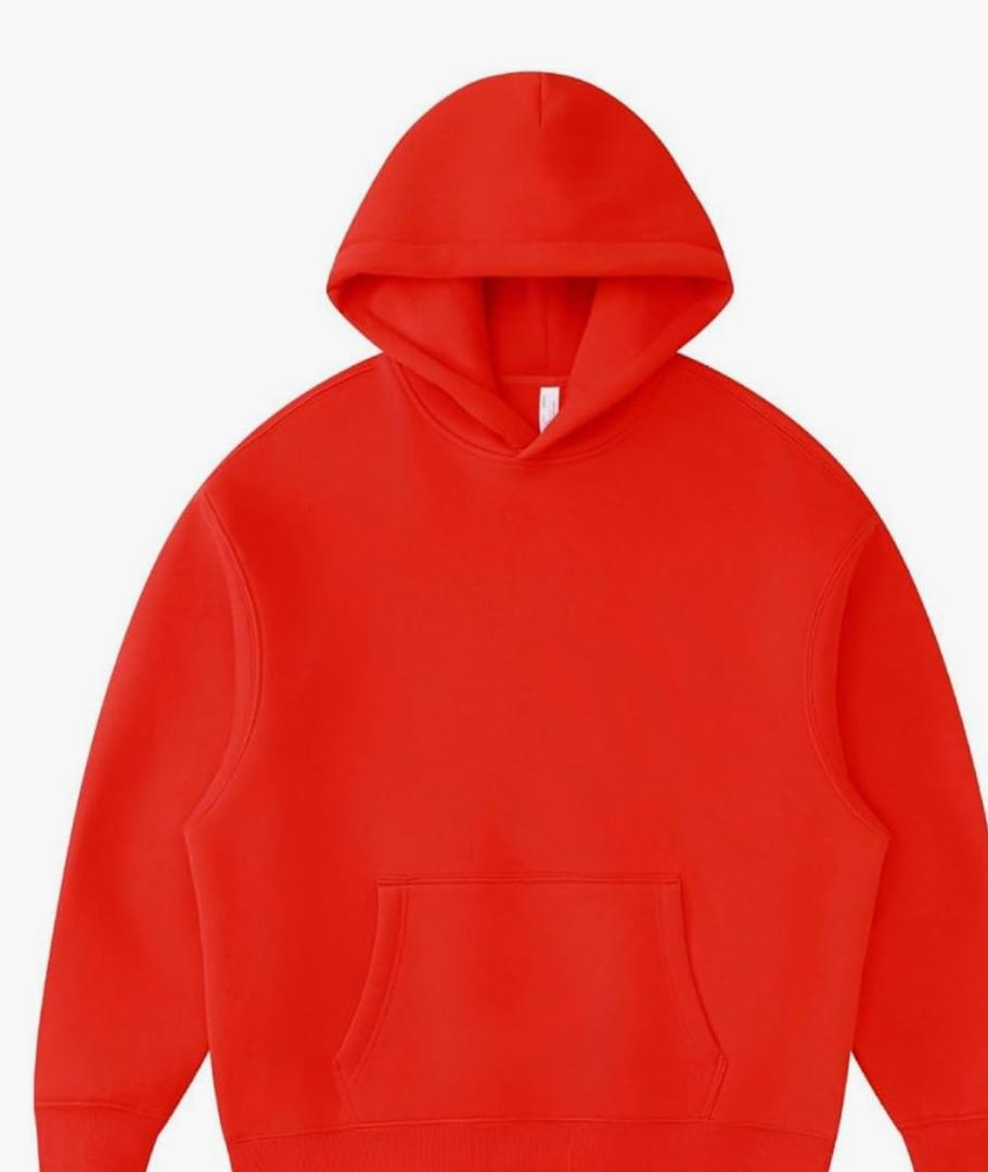 Sweatshirt Women Fleece Hoodies Fall Sprorts Outwear Clothoes (Red, L)