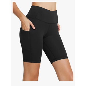 baleaf Women's 8"/ 5"/ 3" Biker Shorts High Waist Yoga Workout Gym Running Volleyball Spandex Shorts with Pockets. Size S