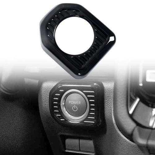 for Toyota Land Cruiser Prado 250 J250 2024-2025 LHD Glossy Black Start Stop Switch Button Cover Trim 1pcs Car Accessories