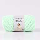 Chenille Chunky Yarn Arm Knitting Thick Bulky DIY for Knit Blanket Cushion Bed Sofa Home Decor (Light Green,250g/0.55 lb)/ 0.55 lb/24 yards