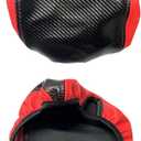 for Dodge Durango 2011-2020 Car Armrest Cover Center Console Pad Covers Scratch Resistance Box Cover Leather Protector Pad Interior Decoration Accessories (Carbon Fiber+Red)