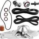 Timing Belt Kit with Water Pump Compatible with 2003-2018 Honda Accord, Odyssey Pilot Crosstour Ridgeline, Acura ZDX MDX TL TSX RDX RL, Saturn Vue 3.0L 3.2L 3.5L 3.7L V6,Replaces TCKWP329 TKH-002 (ZSD-001)