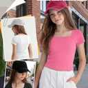 LessonZoo 3 Pack Girls Ribbed Crop Tops, 3-Color, 7-8 Years