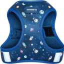 No Pull Harness for Small, Medium, Large Dogs, Heavy Duty, Adjustable, Breathable, Soft, Cute, Reflective, Dog Harness, Dog Vest, Pet Harness (Outer Space, Small)