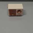 Retro Bluetooth Speaker, Portable Wireless Speaker with Crystal Clear Stereo Sound Rich Bass, Vintage Decor, Birthday Gifts for Women Teenage (Beige)