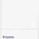 PrintWorks Professional 3 1/4" Horizontal Perforated Paper 8.5 x 11 - Perfect For W-2, 1099, & Statement Use - Made in the USA - 500 Sheets - 20 lb - Printer Compatible - White (04115)