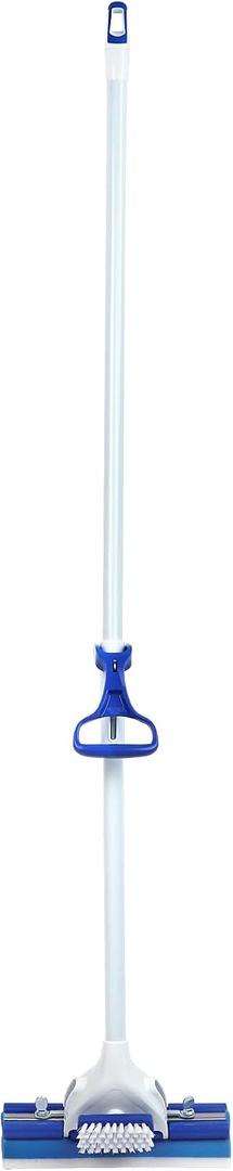 Mr. Clean Magic Eraser Roller Floor Mop, White/Blue