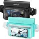Niveaya IPX8 Waterproof Fanny Pack for Men Women, Large Capacity Touch Screen Dry Bag for Kayaking, Paddle Boarding, Waterpark & Swimming Essentials, Adjustable Waist Strap Pouch for Cell Phone