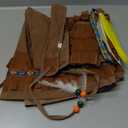 fun shack Girls Native American Costume Childrens Brown Fringed Indian Dress Outfit (X-Large)