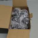 RidRed Office Chair Wheels Replacement Heavy Duty 2 Inch Roller Blade Wheels for Carpet Hardwood Floors, Support 2000 LB, Rubber Rollerblade Desk Chair Casters, Standard Stem Universal Fit, Set of 5 (Transparent Black)