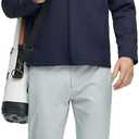 Rouen Mens Golf Raincoat Jacket Zipper Pockets Lightweight Softshell Hooded Water-resistant Spring Fall Outdoor Windbreaker (M)