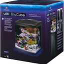 Coralife BioCube, Aquarium Kit, Nano Tank, Customizable LED Lighting, for Saltwater and Freshwater Environments, 16 Gallons