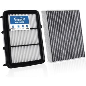 Engine+Cabin Air Filters Set Fit for Honda Accord (Gas Only, L4 1.5L) 2018 2019 2020 2021 2022 (Not For 2.0 Hybrid) Engine Air Filter for My Car Replace CF10134 CA12290