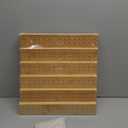 Skewer Holder: Bamboo Six Tier Food Stand with 180 Holes - Includes 200 Pcs Skewer, 100 Pcs US Toothpick Flags, and 100 Pcs Bamboo Forks - Ideal for Buffet, Cocktail Parties, and Catering Events (Nature)