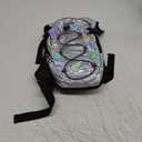 Reflective Hydration Backpack, Hydration Pack - Water Backpack with 2L/3L Hydration Bladder, Essential for Festivals - Rave Hydration Pack for Hiking, Running, Cycling, and Festivals (Pearl White)