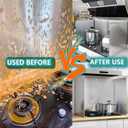 Grease Stove Splash Guard for Cooking | 2 Sided Kitchen Stove Splatter Guard Backsplash Back Splash Protector for Wall, Foldable Stainless Steel,15.7 X 15.7 X 15.7 Per Piece, 2 Pcs In Package