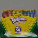 Crayola Twistables Colored Pencil Set (50ct), No Sharpen Colored Pencils For Kids, Kids Art Supplies for Back to School, 4+ 