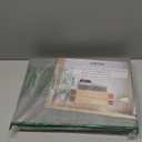 4 Pack Large Closet Storage Baskets Bins for Shelves | Fabric Closet Organizers and Storage with Handles Home Organization | Decorative Collapsible Baskets for Organizing Clothes Toy Nursery 14"x10" (White with Grey)