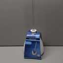 Clorox Toilet Plunger with Hideaway Holder Caddy Heavy-Duty Compact Design with Non-Skid Rubber Base for Bathroom Convenient Storage Toilet Unclogger, 6.5x19.5-Inch, White