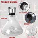 Decanter, Red Carafe, Iceberg base decanter, Decanter gift box, lovers gift box.