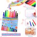 16 Pack Fruit Scented Washable Markers Bulk, 160 Count 5.2 Inch Coloring Markers, 10 Colors Art Supplies Birthday Gifts Must Haves and Reward